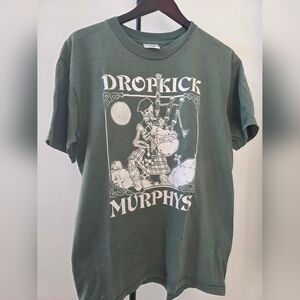 Forest Green Short Sleeve Band Tee